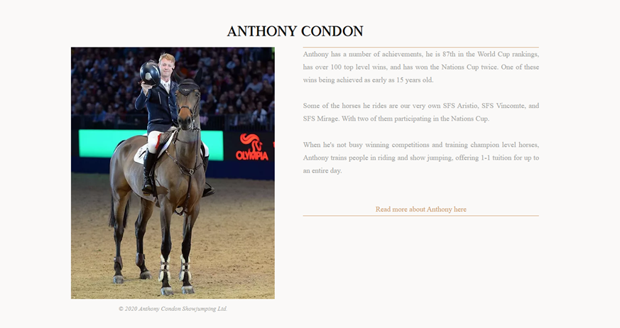 Anthony Condon. 