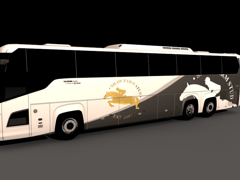 Shaw Farm Stud bus design prototype.